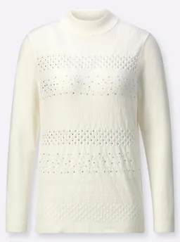 Witt Stehkragenpullover ecru – Produktbild 1 von 1