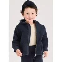hessnatur hessnatur Wollfleece Jacke aus Bio-Merinowolle mit Softshell – Produktbild 1 von 1