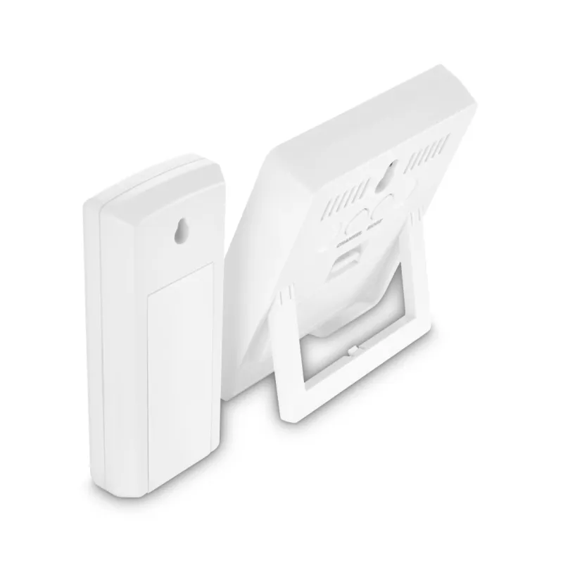 Hama Hama Wetterstation "Zakynthos", Thermometer, Hygrometer, mit Außensensor, Weiß – Produktbild 3 von 5