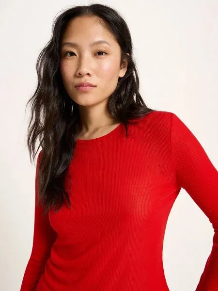 LANIUS LANIUS Langarmshirt, Red, – Produktbild 4 von 4