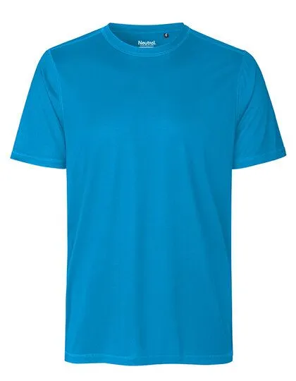 Neutral Neutral® Unisex T-Shirt Sportshirt Laufshirt Bodyfit Körpernah Schnell trocknend von Neutral RPet Recycling Polyester, Sapphire, – Produktbild 2 von 4