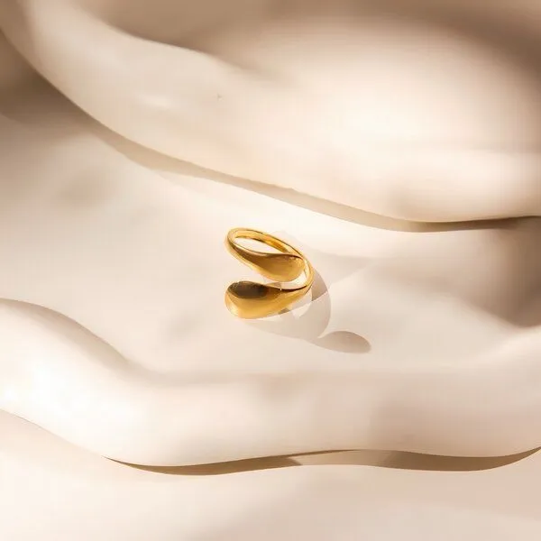 ELEKTROPULLI Elektropulli Größenvariabler Shine Ring, Gold, – Produktbild 2 von 3