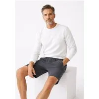 ORGANICATION ORGANICATION STEVVEN | Waffel-Shorts aus Bio-Baumwolle & recyceltem Polyester, Grey, – Produktbild 2 von 4