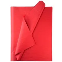 Fines Papeterie Fines Papeterie 50 Bögen Seidenpapier * in vielen Farben * zum Verpacken, Basteln, Einwickeln, Rot, – Produktbild 1 von 1