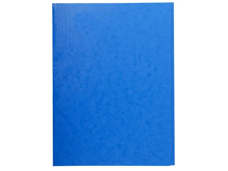 Exacompta 25 Exacompta Sammelmappen, Colorspan-Karton, 390 g/m², DIN A4, 3 Klappen, blau – Produktbild 1 von 1