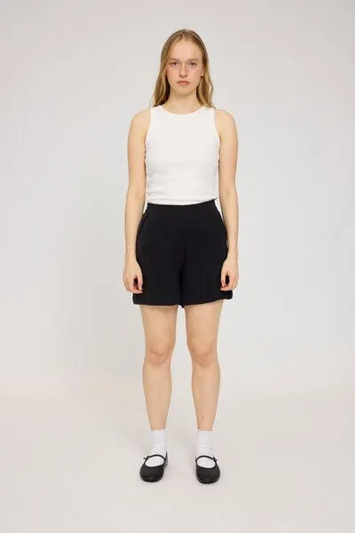 Mazine Mazine Leinen Shorts, Schwarz, – Produktbild 4 von 4