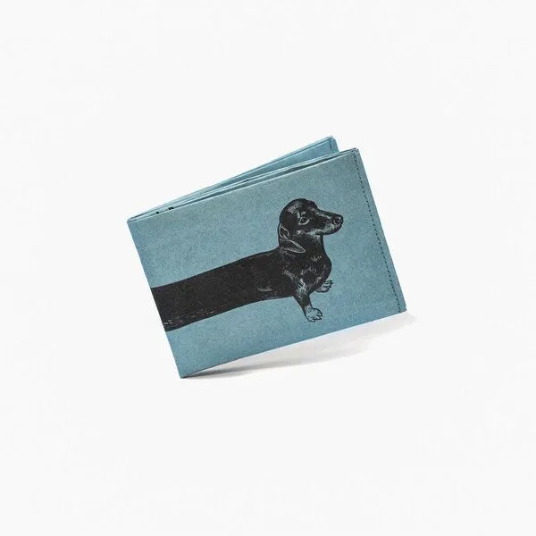 paprcuts paprcuts RFID Portemonnaie, Sausage dog (blau schwarz), – Produktbild 1 von 3