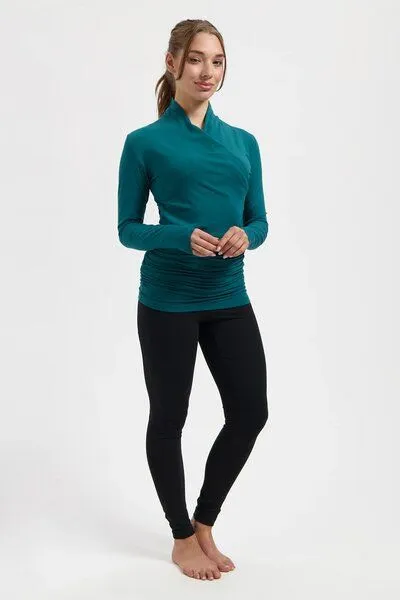 Urban Goddess Urban Goddess Langarm Yoga Shirt Good Karma, Seamoss (grün), – Produktbild 4 von 4