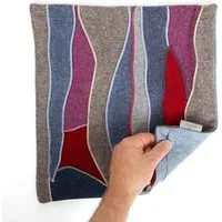 nahtur design nahtur-design Dekokissen "zero-waste" aus kuscheliger Schurwolle | Unikate, Romy, – Produktbild 1 von 1