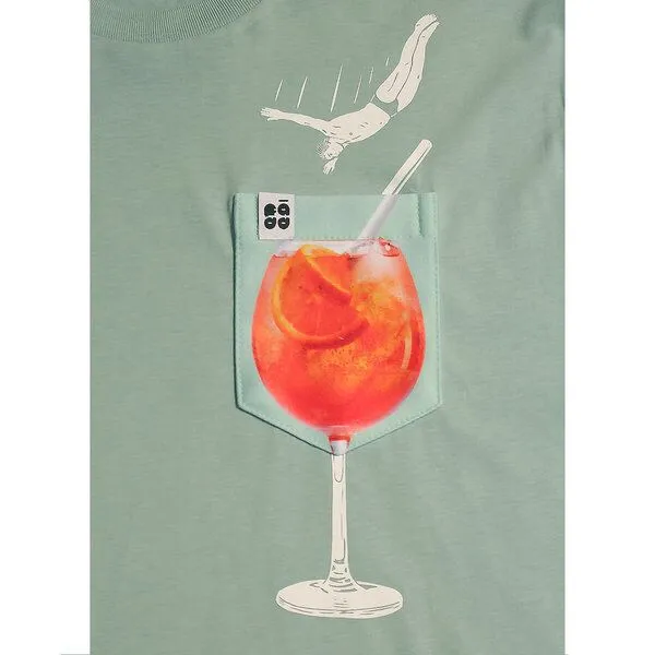 FÄDD FÄDD Herren T-Shirt Rundhals aus Bio-Baumwolle "Spritz BT" türkis grün, Grün, – Produktbild 2 von 4