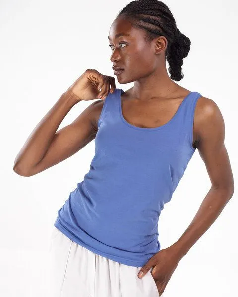 Alma & Lovis Alma & Lovis Top aus Bio-Baumwolle | Basic Top, Blue, – Produktbild 2 von 2