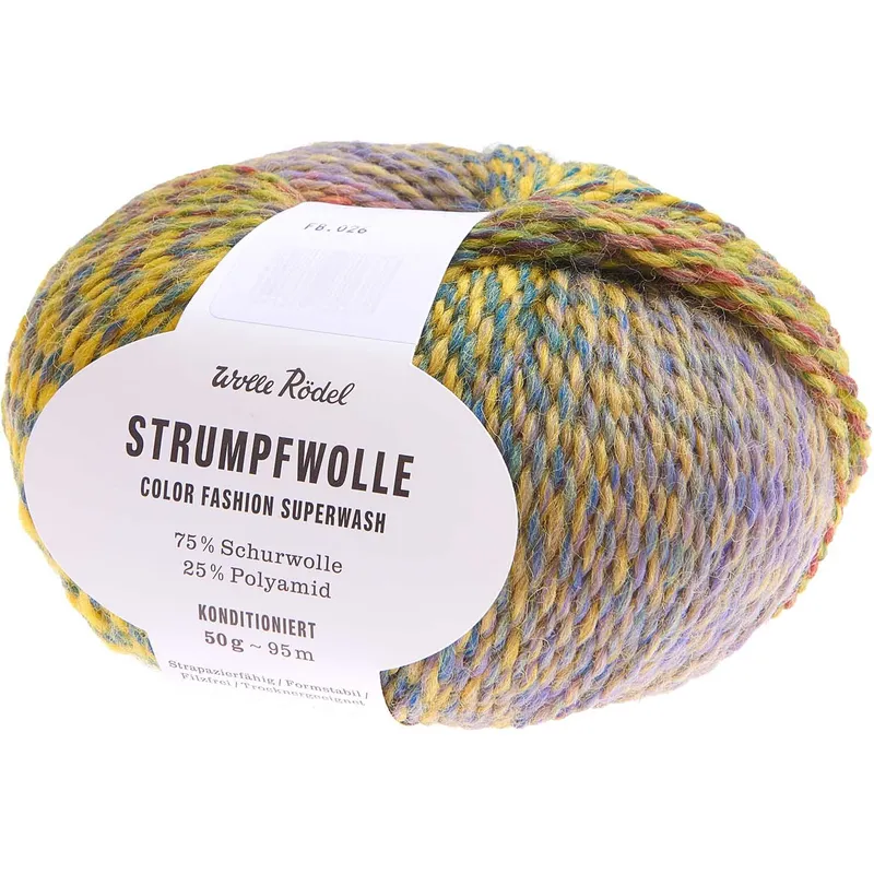 Wolle Rödel Wolle Rödel Strumpfwolle Color Fashion Retro, Retro, – Produktbild 1 von 1