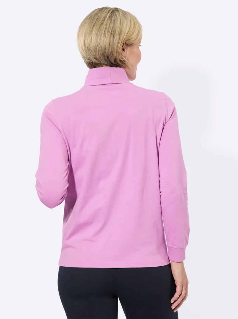 Witt Rollkragenshirt orchidee + rosé, Orchidee + rosé, – Produktbild 2 von 3