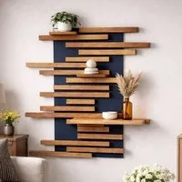 Living Oak Living Oak Wandregal Eiche No.07 – Struktur aus Eiche – Produktbild 1 von 1