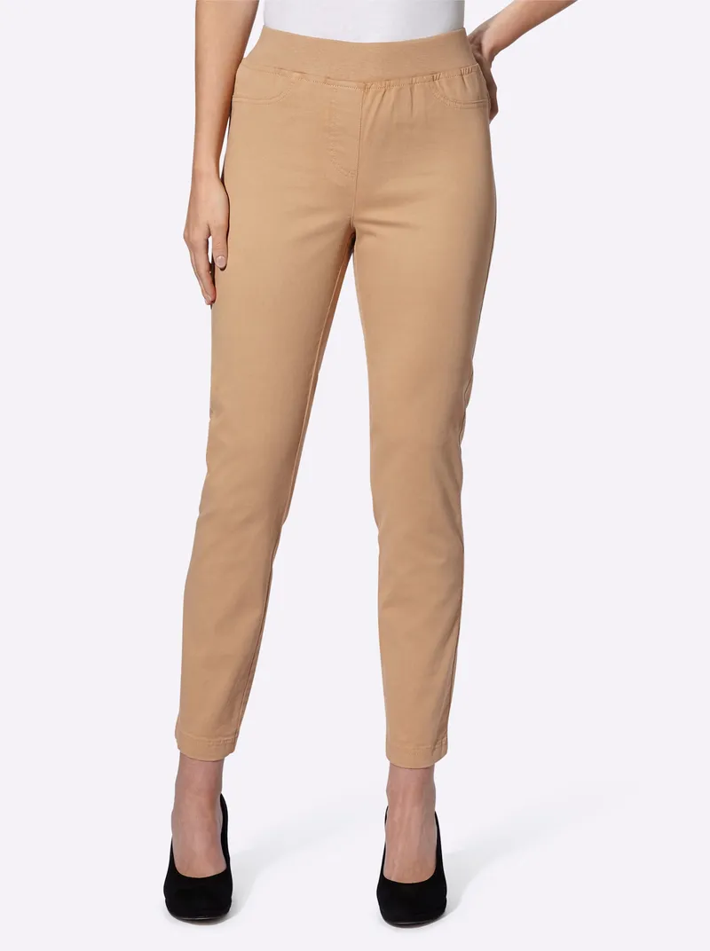 Witt Push-up-Jeans camel, Camel, – Produktbild 1 von 3