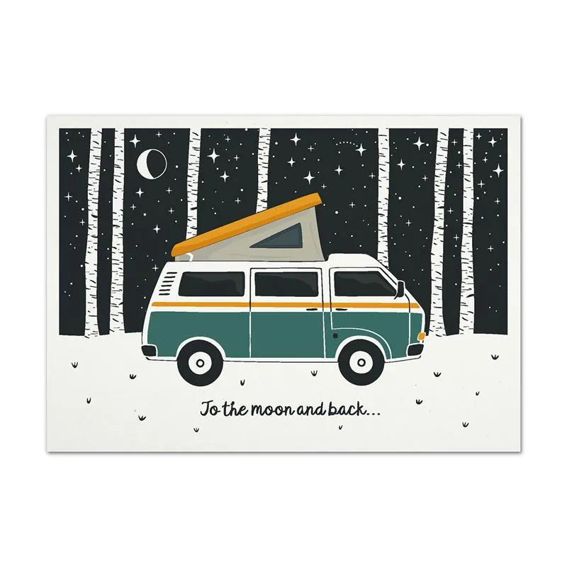 Tell Me Tell Me Postkarte To The Moon And Back – Produktbild 1 von 1