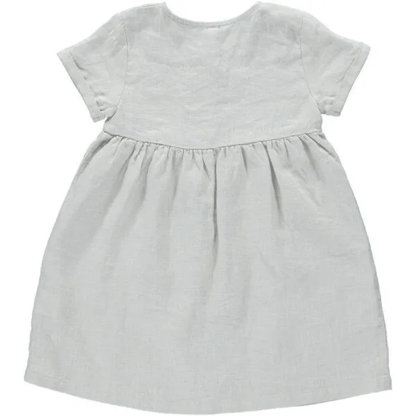 PETER JO PETER JO Kleid Iris aus Leinen, Creme, – Produktbild 2 von 4
