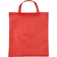 PP-Taschen,rot 38x42 cm mit zwei kurzen Henkeln – Produktbild 1 von 1
