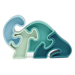 PETIKIDS PETIKIDS Montessori-Lernspielzeug aus Silikon – 3D-Puzzle Diplodocus – Produktbild 1 von 1