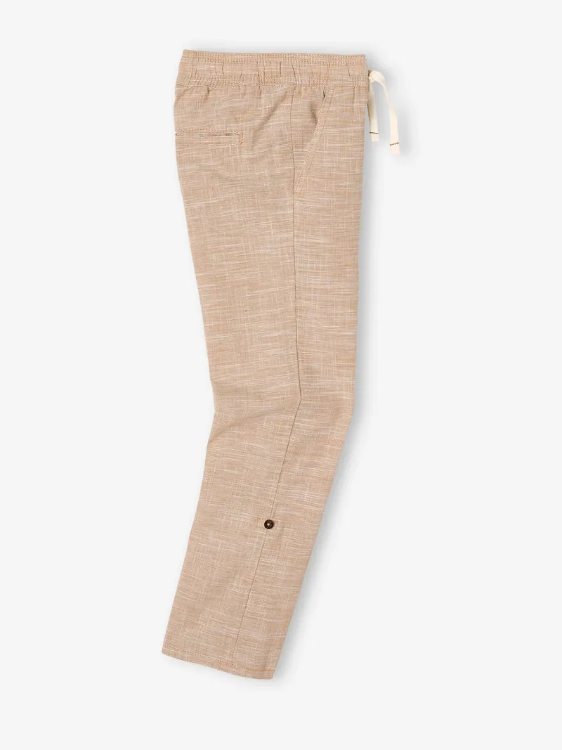 Vertbaudet Jungen 3/4-Hose, Beige meliert, – Produktbild 3 von 3