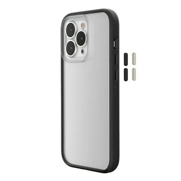 Woodcessories Clear Case - Durchsichtige iPhone Handyhülle von Woodcessories, Schwarz/klar, – Produktbild 1 von 4