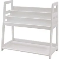 Infantil Kinderregal 'Montessori' B83xT38xH75cm, Bücherregal oben, Buche weiß – Produktbild 1 von 1