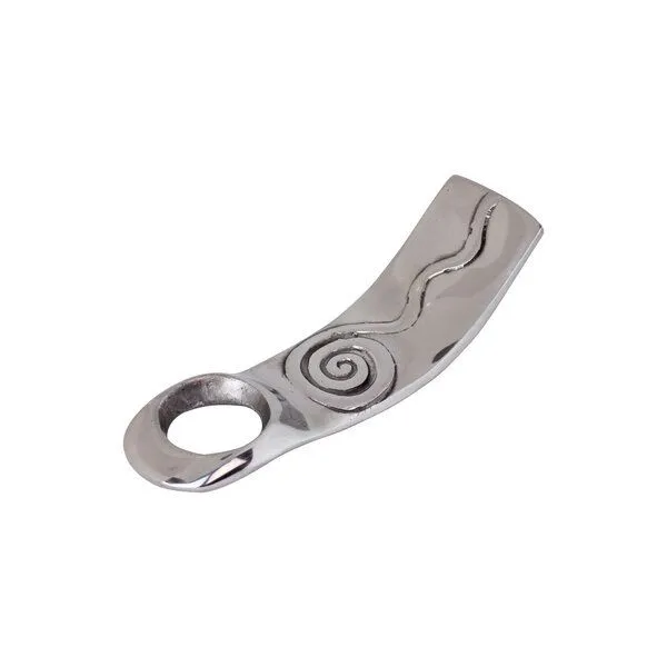 Mitienda Shop Mitienda Shop Weinflaschenhalter aus Zinn "Spirale" – Produktbild 1 von 4