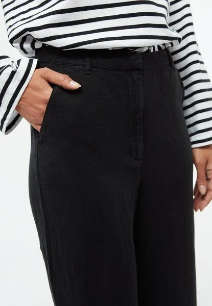 Givn Berlin Givn Berlin Hose GBBEATRICE aus Leinen, Black (linen), – Produktbild 2 von 3