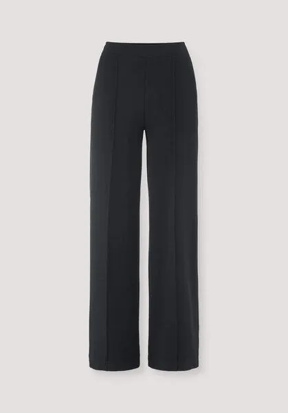 hessnatur hessnatur Jersey-Hose Relaxed Wide Leg aus Bio-Baumwolle, Schwarz, – Produktbild 4 von 4