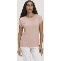 hessnatur hessnatur Kurzarm Schlafshirt Relaxed PURE FLOW aus TENCEL Modal, Cremerosa, – Produktbild 1 von 1