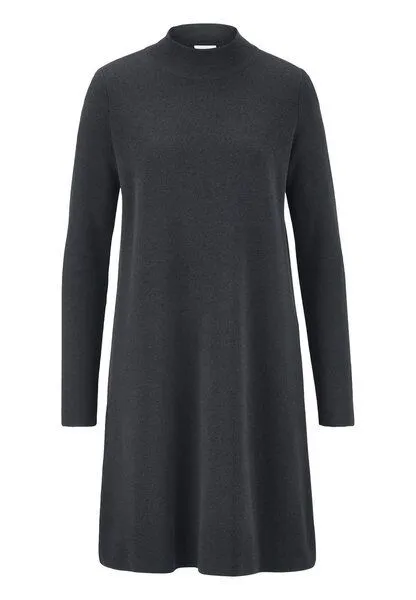 hessnatur hessnatur Strick Kleid Relaxed aus TENCEL Lyocell mit Bio-Baumwolle, Schwarz, – Produktbild 3 von 4