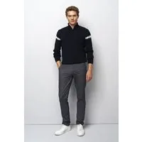 M 5 BY MEYER M 5 BY MEYER Sportliche Chino im Wool Look, Blau (dark blue), – Produktbild 2 von 8