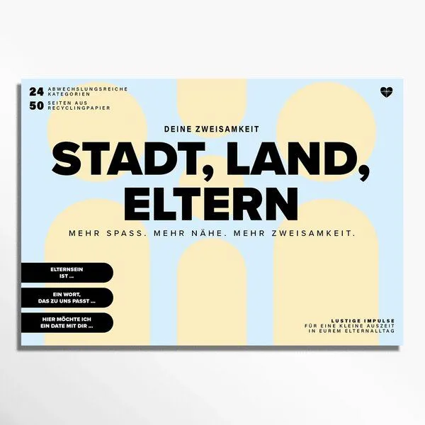 DEINE ZWEISAMKEIT DEINE ZWEISAMKEIT STADT-LAND-ELTERN | FÜR PAARE – Produktbild 1 von 2