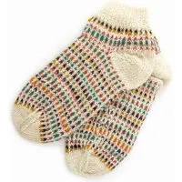 El Puente El Puente Kurze Socken, Größe 42 - 44 | Fair Trade & Handmade aus Nepal, Mehrfarbig, – Produktbild 1 von 1