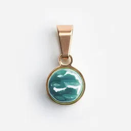 ALEXASCHA ALEXASCHA Kettenanhänger aus Glas | Mix & Match Charms | Roségold – Produktbild 1 von 1