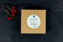 STUDIO KARAMELO STUDIO KARAMELO HAPPY ADVENT Weihnachts-Stempel Set mit Stempelkissen | grün + rot – Produktbild 1 von 1