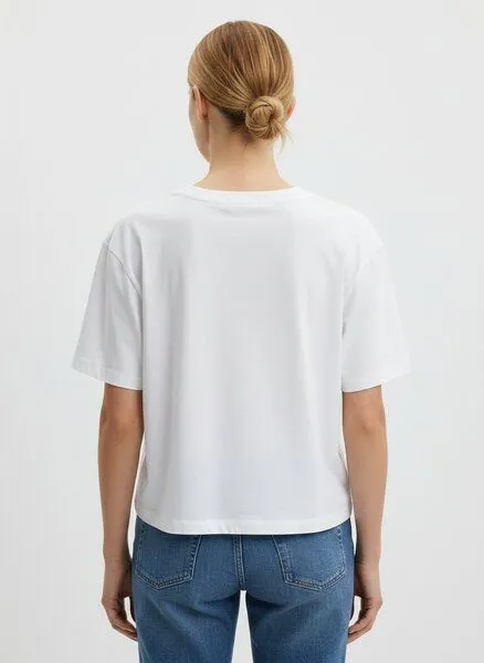 UNIPOLAR UNIPOLAR Oversized T-Shirt Modell: Comiso, White, – Produktbild 3 von 6