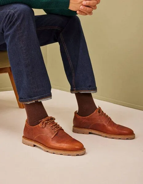 M.Moustache M.Moustache Schnürschuh Modell: Simon, Honey grained (braun), – Produktbild 1 von 8