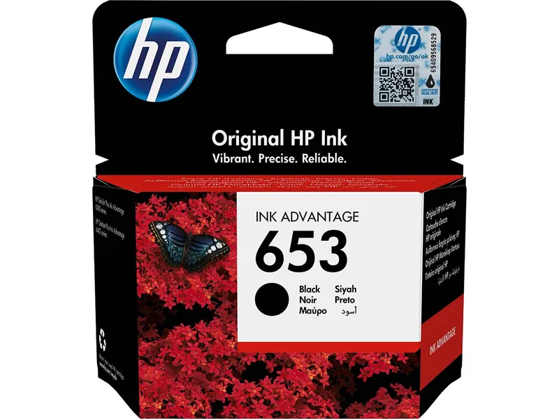 Hewlett Packard HP Druckkopf 653 schwarz – Produktbild 1 von 1