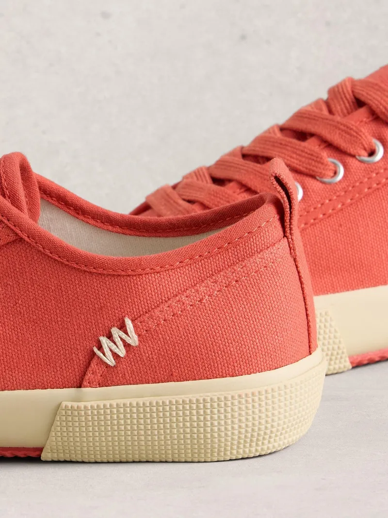 White Stuff Stoffsneaker Pippa - 37, Mittelkoralle, – Produktbild 3 von 4