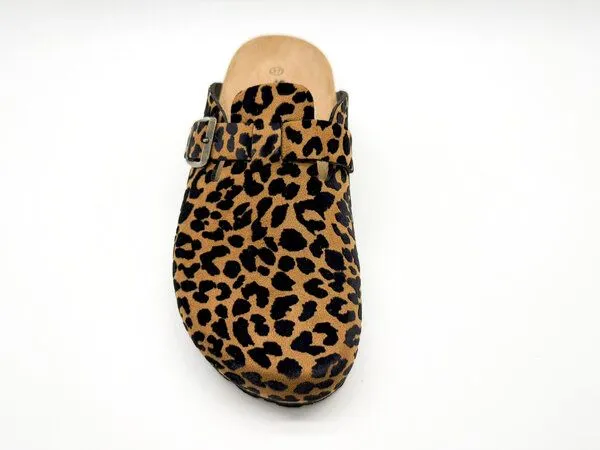 thies Vegane "thies ® Rec Leo Clog" aus rec. PES, Dark leo, – Produktbild 4 von 4