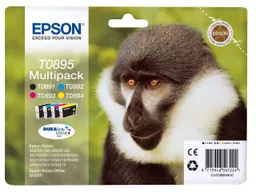 Epson Epson 4er Set Tintenpatronen T0895 schwarz, cyan, magenta, gelb – Produktbild 1 von 1