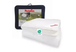 Paradies Paradies Kunstfaserbettdecke Paradies Winter Bettdecke Bella extra warm 135x200, Füllung: Paradies Softcell Fasertechnologie für dauerhaft bauschiges Volumen, 80% Polyester (50% recycled), 20% Lyocell, Bezug: 100% Bio- Baumwolle, Deutsche Herstellung – Produktbild 1 von 1