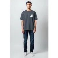 ilovemixtapes ilovemixtapes Bergpanorama T-Shirt – Berg & Wander Shirt | Blue Grey Unisex – Produktbild 1 von 1