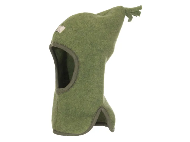 Pickapooh Pickapooh Baby und Kinder Schlupfmütze Mara Bio-Schurwolle Fleece moos Gr.50, Grün, – Produktbild 1 von 2