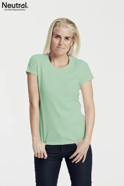 Neutral® - 3FREUNDE Neutral® - 3FREUNDE Frauen Fit T-Shirt, Dustymint, – Produktbild 4 von 4