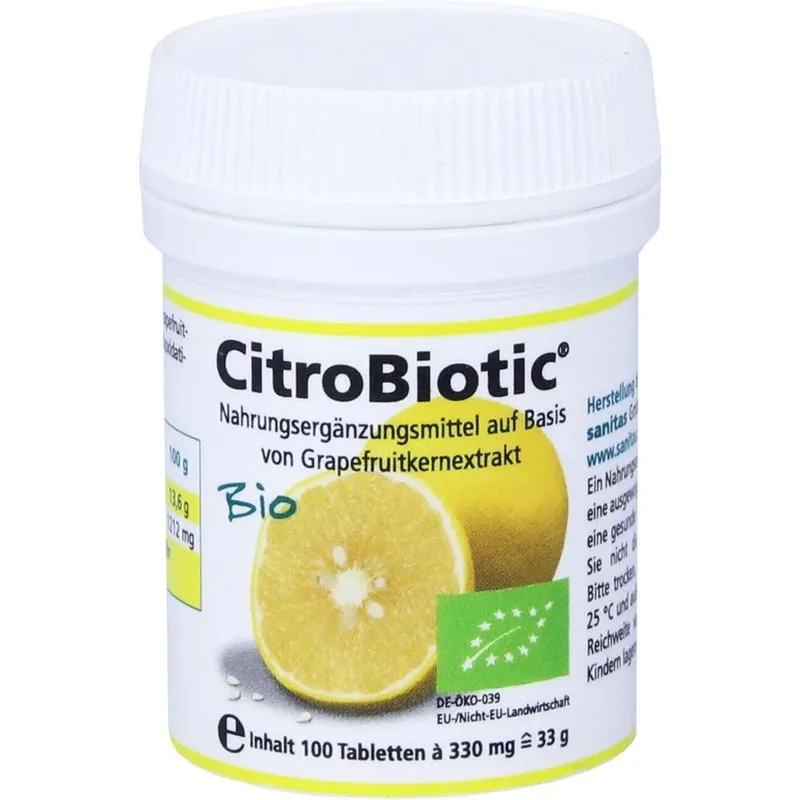sanitas CITROBIOTIC Tabletten 100 St Tabletten – Produktbild 1 von 1