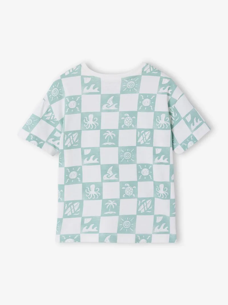 Vertbaudet T-Shirt Jungen, Aqua, – Produktbild 4 von 4