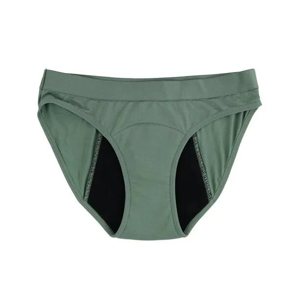 MYLILY MYLILY Periodenunterwäsche - Teens Slip, Grün, – Produktbild 1 von 2
