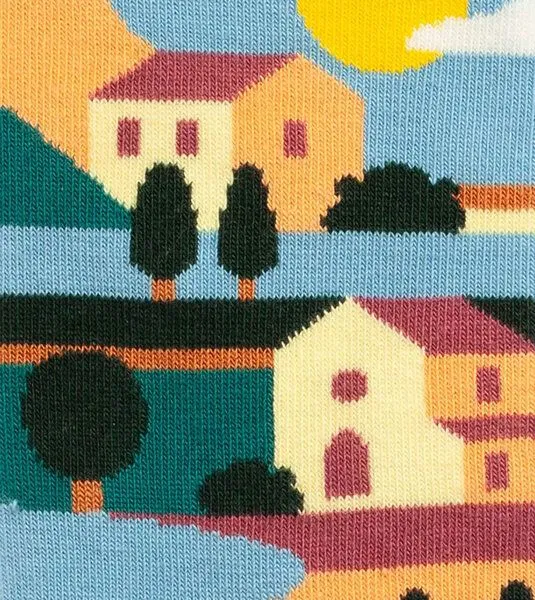 DillySocks DillySocks Socken Southern Living aus Biobaumwoll-Mix, Mehrfarbig, – Produktbild 3 von 4